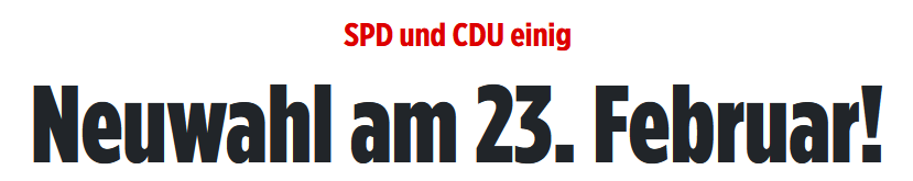 Mitten im Fasching, was dann ja auch wieder passt