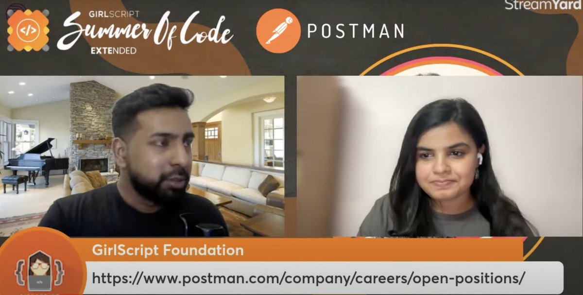 Sambedan_7's tweet image. Just wrapped an awesome Postman stream with @Aanchalmishra__ & @ialimustufa 🚀 Learned so much in an hour! Grateful for this community and @getpostman x @girlscriptsoc for making #GSSoC24 unforgettable! Ready for more challenges 💥 #PostmanStudent #APILearning