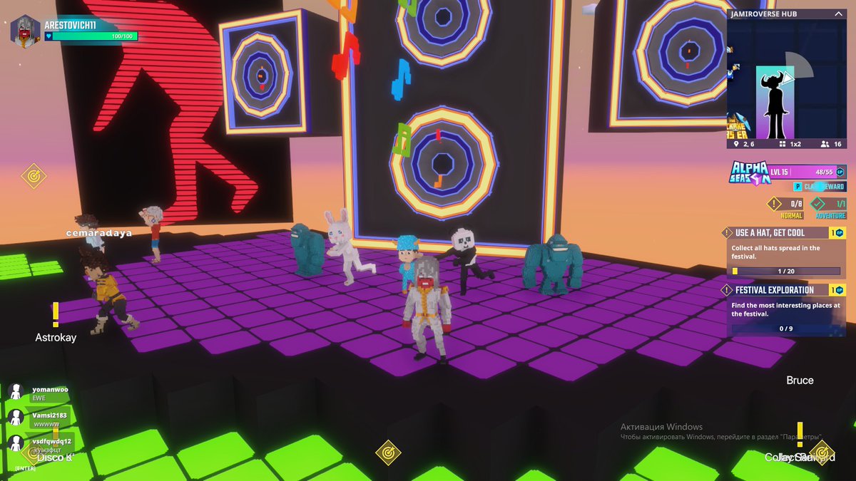 MArestovic's tweet photo. Vibin' out with @JamiroquaiHQ in @TheSandboxGame. Talk about virtual insanity 🤪😵‍💫 @TheSandboxGame https://t.co/W0wRh57KhS #TheSandbox #AlphaSeason4 #AS4SocialChallenge https://t.co/SrJE8Ig9dX