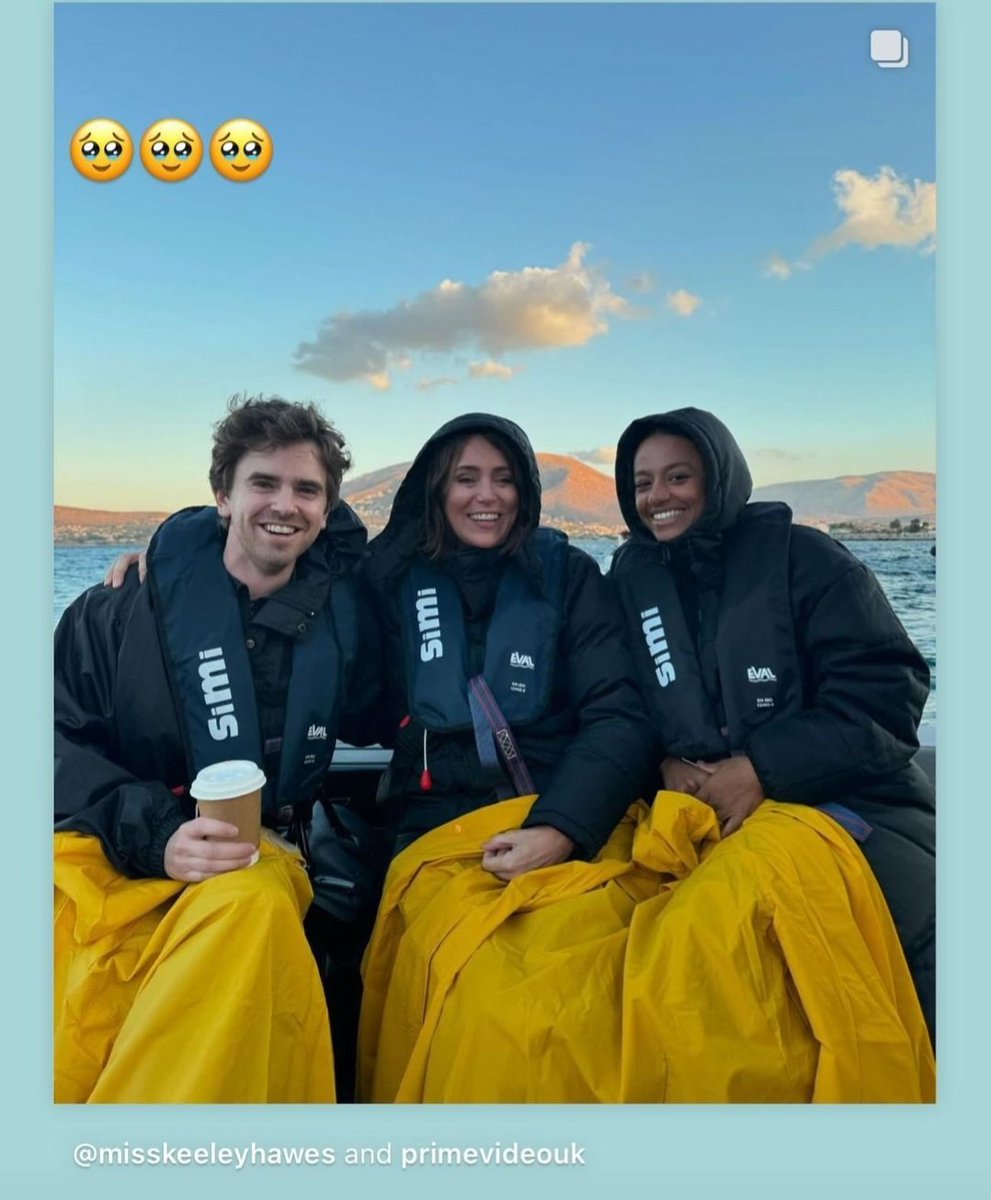JMHallett19935's tweet photo. Shalom replying to Keeley's Instagram story. 🥹

#keeleyhawes #shalombrunefranklin #freddiehighmore #theassassin https://t.co/vopKZ4EhEd