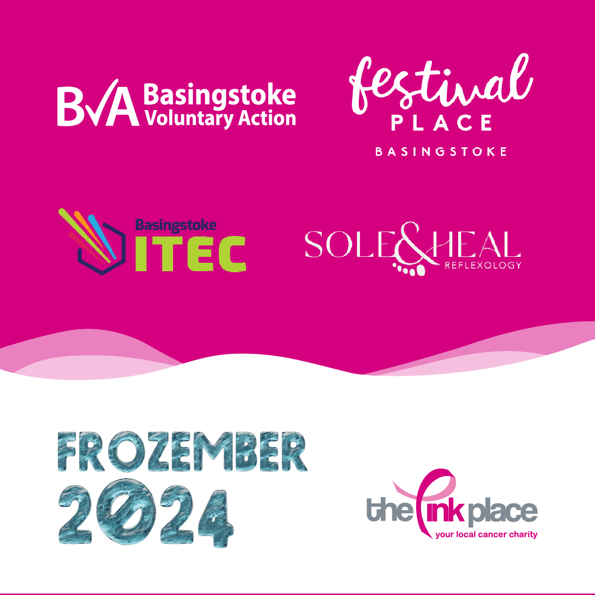 First 4 teams for Frozember 2024!

Big thanks to <a href="/TeamBva/">TeamBVA</a> , <a href="/FestivalPlace/">Festival Place</a> , @BasingstokeITEC  &amp; Maz at Sole &amp; Heal.

Thanks also to <a href="/FinancialFortem/">Fortem Financial Management</a>. The couldn't take part but donated £50 anyway!

Fancy taking the dip?
thepinkplace.org.uk/frozember

#Frozember24