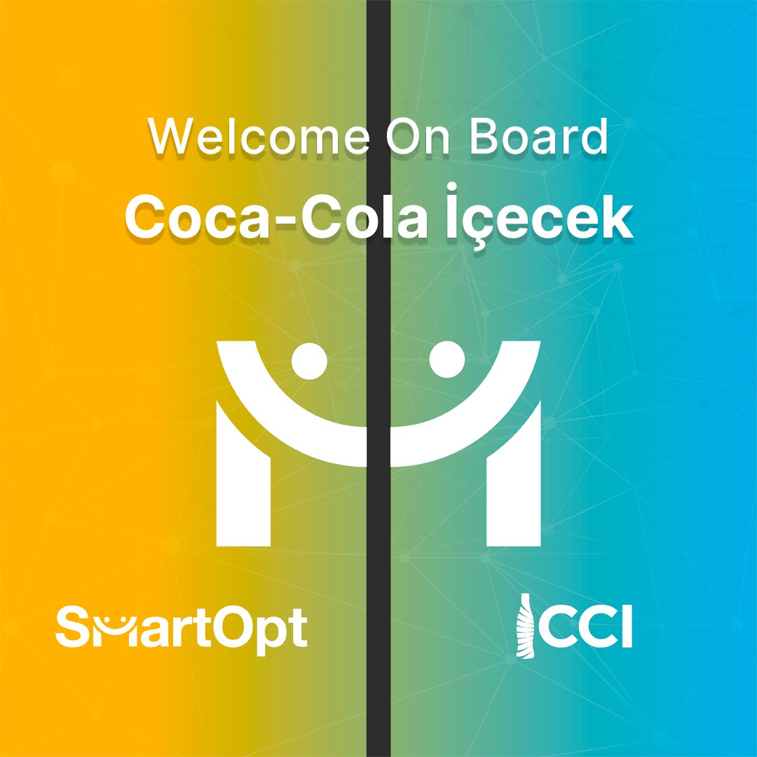 SmartOpt_'s tweet photo. Proud to kick off a new partnership with @CocaColaIcecek . Huge congratulations to our team and many thanks to the incredible @CocaColaIcecek team!

#SmartOpt #DeepLearning #Innovation #DigitalTransformation #SCM #AI #ML #tech #supplychain #technology #greendeal #carbonfootprint https://t.co/mMnILfepcI