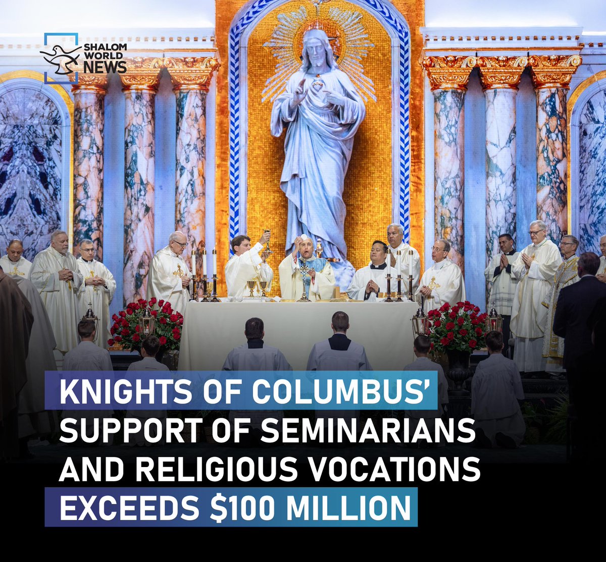 shalomworldnews's tweet image. The Knights of Columbus and its local councils have provided over $100 million in financial support for seminarians, postulants, and novices through the Refund Support Vocations Program (RSVP).

#knightsofcolumbus #seminarians #shalomworldnews #CatholicNews