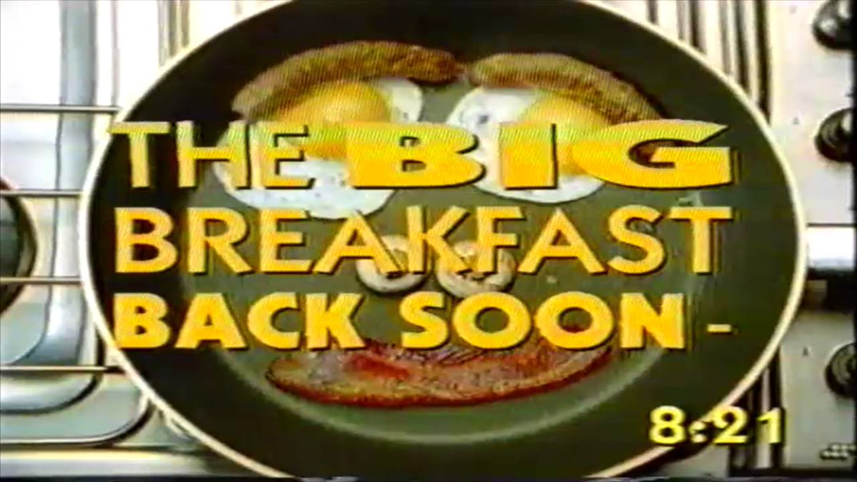 Signing off of Twitter for now.  Further servings over on the Blue place. e32nn.bsky.social 

#TheBigBreakfast
