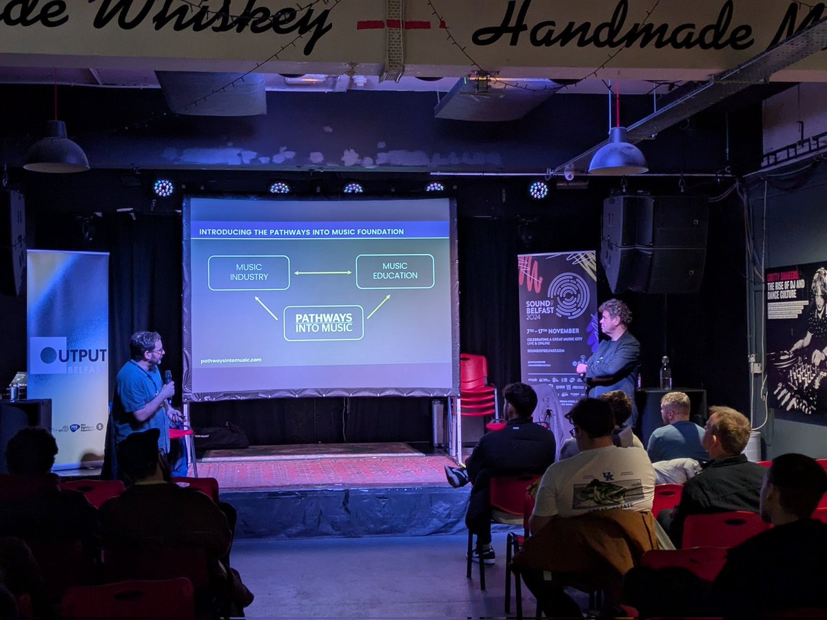 Oh Yeah Music Centre (@ohyeahcentre) on Twitter photo CMU Presents - Pathways Into Music: The Knowledge and Information Young Music-Makers Need & The Role of Education in Providing It
Hosted by Chris Cooke and Phil Nelson <a href="/SoundOfBelfast/">Sound Of Belfast</a> <a href="/OutputBelfast/">Output Belfast</a> CMU Presents - Pathways Into Music: The Knowledge and Information Young Music-Makers Need & The Role of Education in Providing It
Hosted by Chris Cooke and Phil Nelson <a href="/SoundOfBelfast/">Sound Of Belfast</a> <a href="/OutputBelfast/">Output Belfast</a>