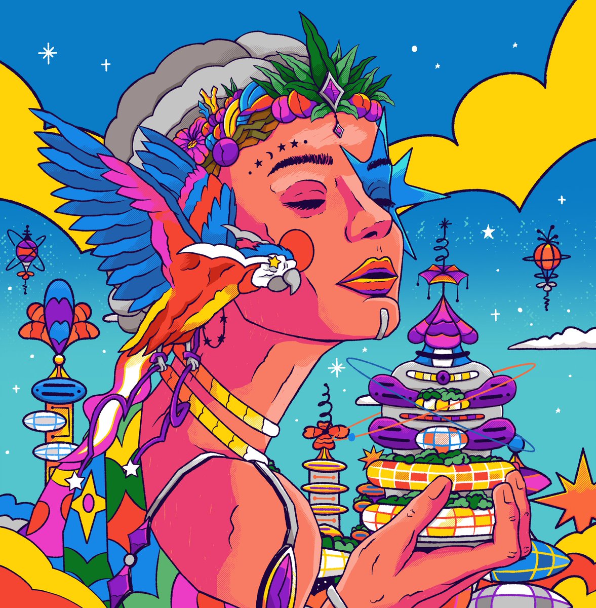 daniloitty's tweet image. Visual Identity for the first edition of the Aramacaw Festival.
#aramacaw #aramacawfestival #solarpunk
#solapunkart #arara #NatureInspired  #Sound #itty #daniloitty #illustration  #illustrationart #ILLUSTRATION2025 #visualidentity #Web3 #Web3Community #Web3Gaming #Web3Startup