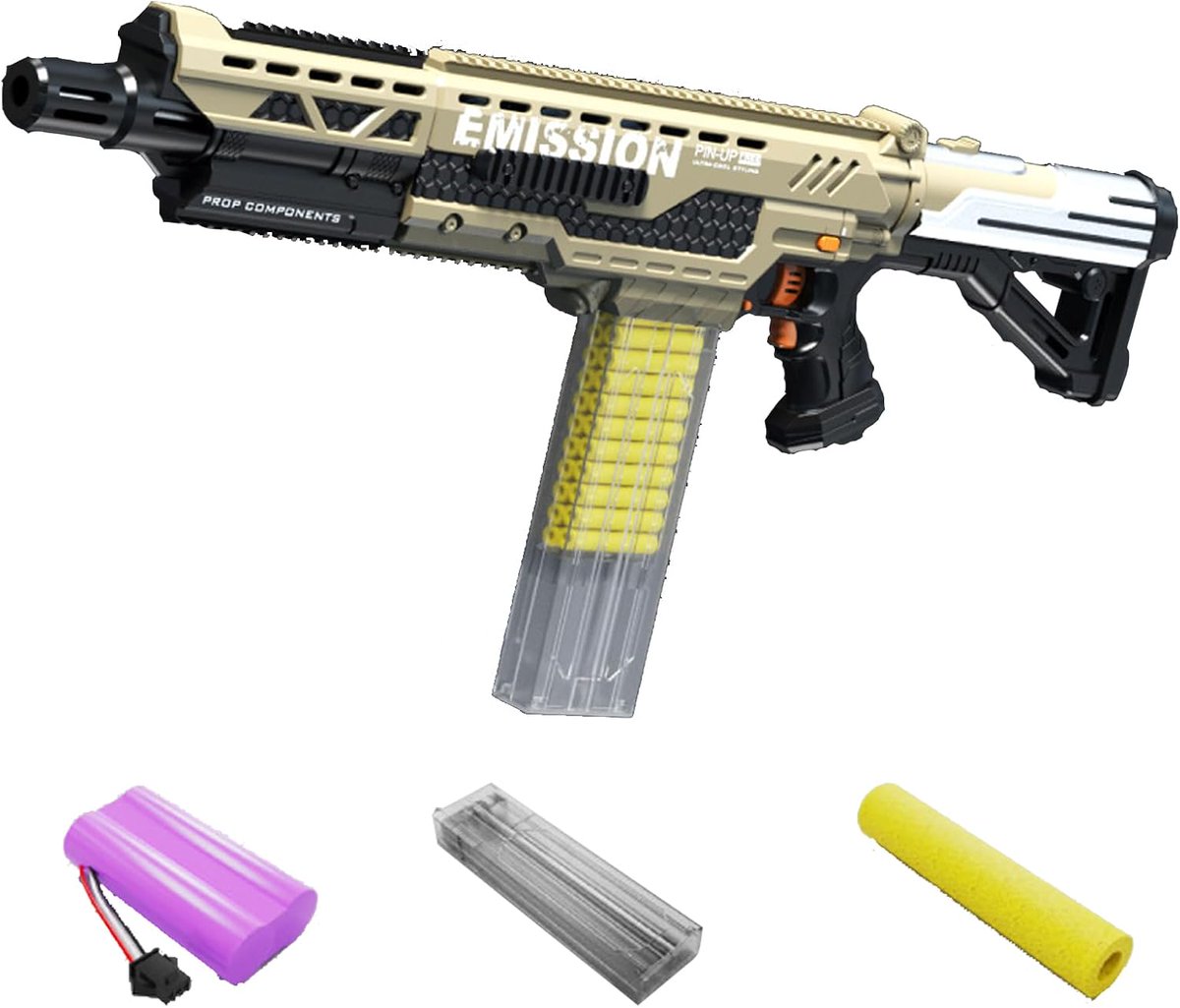 V6 電動フライホイール式ハイサイクルブラスター(ナーフ互換電動ブラスター) V6】電動フライホイール式ハイサイクルブラスター | 【臥龍商店