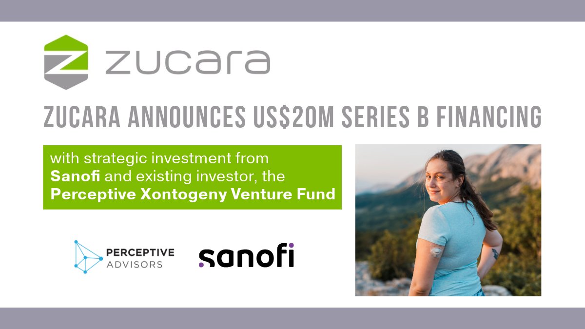 Zucara_ca's tweet photo. With great excitement, Zucara announces our US$20M Series B financing supported by new strategic investor, Sanofi and existing investor, the Perceptive Xontogeny Venture Fund
https://t.co/pimCRrf2k1 https://t.co/dCBMSY6Wdh