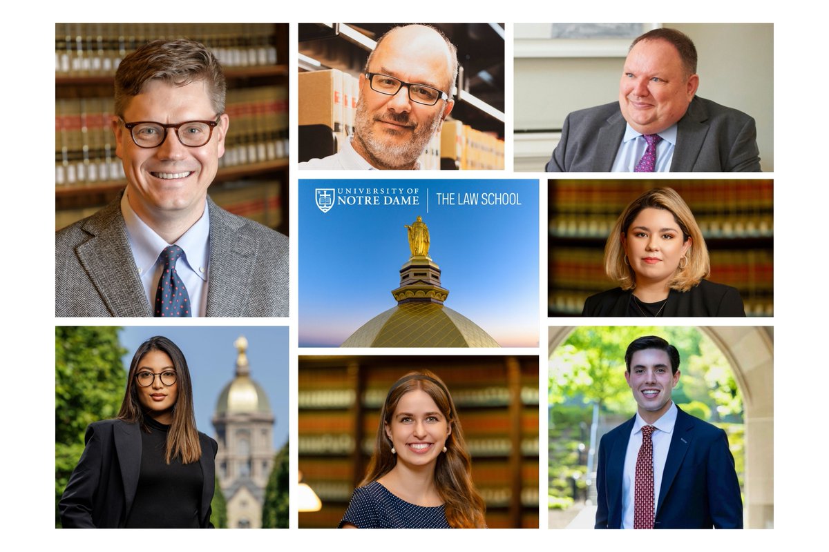 Seven members of the ND Law community presented at the 7th ICLARS Conference, hosted at <a href="/NotreDame/">University of Notre Dame</a>. Participants included <a href="/pojanowski/">Jeff Pojanowski</a>, <a href="/MarkHillKC/">Mark Hill KC</a>, <a href="/NickAroney/">Nicholas Aroney</a>, <a href="/DennisWieboldt/">Dennis J. Wieboldt III</a>, <a href="/ewarejman/">Ewa Rejman</a>, <a href="/MPMadrid1/">MP Madrid</a>, &amp; Arienne Calingo. <a href="/IclarsTweets/">ICLARS</a>

law.nd.edu/news-events/ne…