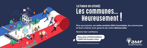 AMFVienne's tweet image. 🇫🇷RDV Mardi 19 novembre à 13h45 dans le hall du Congrès @l_amf devant le grand auditorium pour un rassemblement des élus de France en écharpe pour dénoncer les mesures financières annoncées à l'encontre des communes et des intercommunalités.