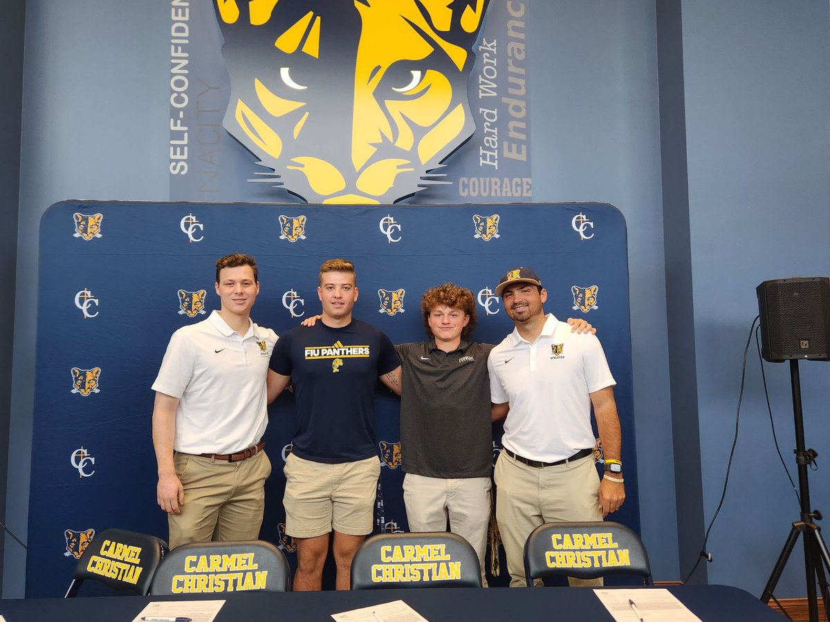 Huge congratulations to Landon Boyd (FIU) and Anderson Rider (Ferrum College) for signing yesterday! 

We are proud of you both and excited to have you guys lead us this spring!