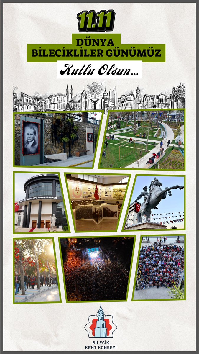 BilecikKent's tweet image. Günümüz kutlu olsun!

11.11 Bilecikliler Günü 

#bilecik #kent #konseyi #bilecikliler