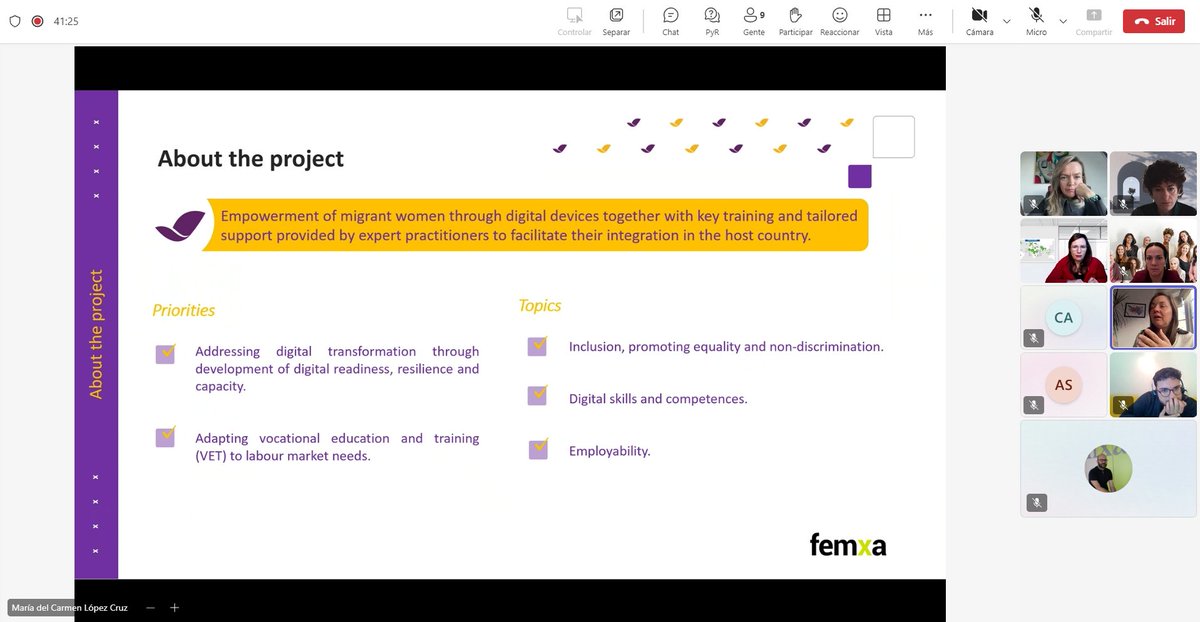 femxafx's tweet photo. Hoy hemos presentado nuestro proyecto WIN - Women in Need en la @europeannetwor2, una iniciativa de @Acontraelhambre de la que somos socios y que promueve la innovación social, buscando favorecer un entorno laboral más inclusivo en toda Europa.

Mamen López Cruz, directora de European Funds & Development en Femxa, expuso cómo este proyecto europeo ha cumplido con los objetivos de fomentar la inserción laboral de mujeres migrantes en España y Letonia, a través de formación en micropíldoras educativas sobre digitalización, ciberseguridad e integración cultural.

Agradecemos a Alicia García-Madrid Colado por brindarnos esta oportunidad de compartir nuestra labor social en el marco de nuestra estrategia de proyectos internacionales.

#AcciónContraelHambre #Innovación #Digitalización #Inclusión