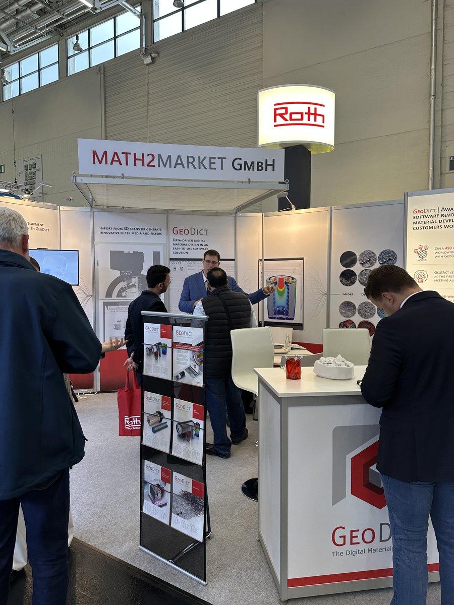 FraunhoferITWM's tweet image. Unsere Experten grüßen von Halle 7, Stand M15 von der #FILTECH 2024! Wir sind ab heute bis zum 14.11. mit einem Team @Koelnmesse ! Auf der Messe darf natürlich auch unsere Ausgründung @math2market nicht fehlen. Kommt vorbei, wir freuen uns auf Euch! itwm.fraunhofer.de/filtech_24_pm