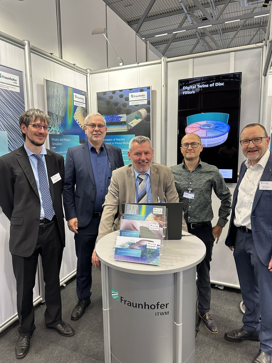 FraunhoferITWM's tweet image. Unsere Experten grüßen von Halle 7, Stand M15 von der #FILTECH 2024! Wir sind ab heute bis zum 14.11. mit einem Team @Koelnmesse ! Auf der Messe darf natürlich auch unsere Ausgründung @math2market nicht fehlen. Kommt vorbei, wir freuen uns auf Euch! itwm.fraunhofer.de/filtech_24_pm