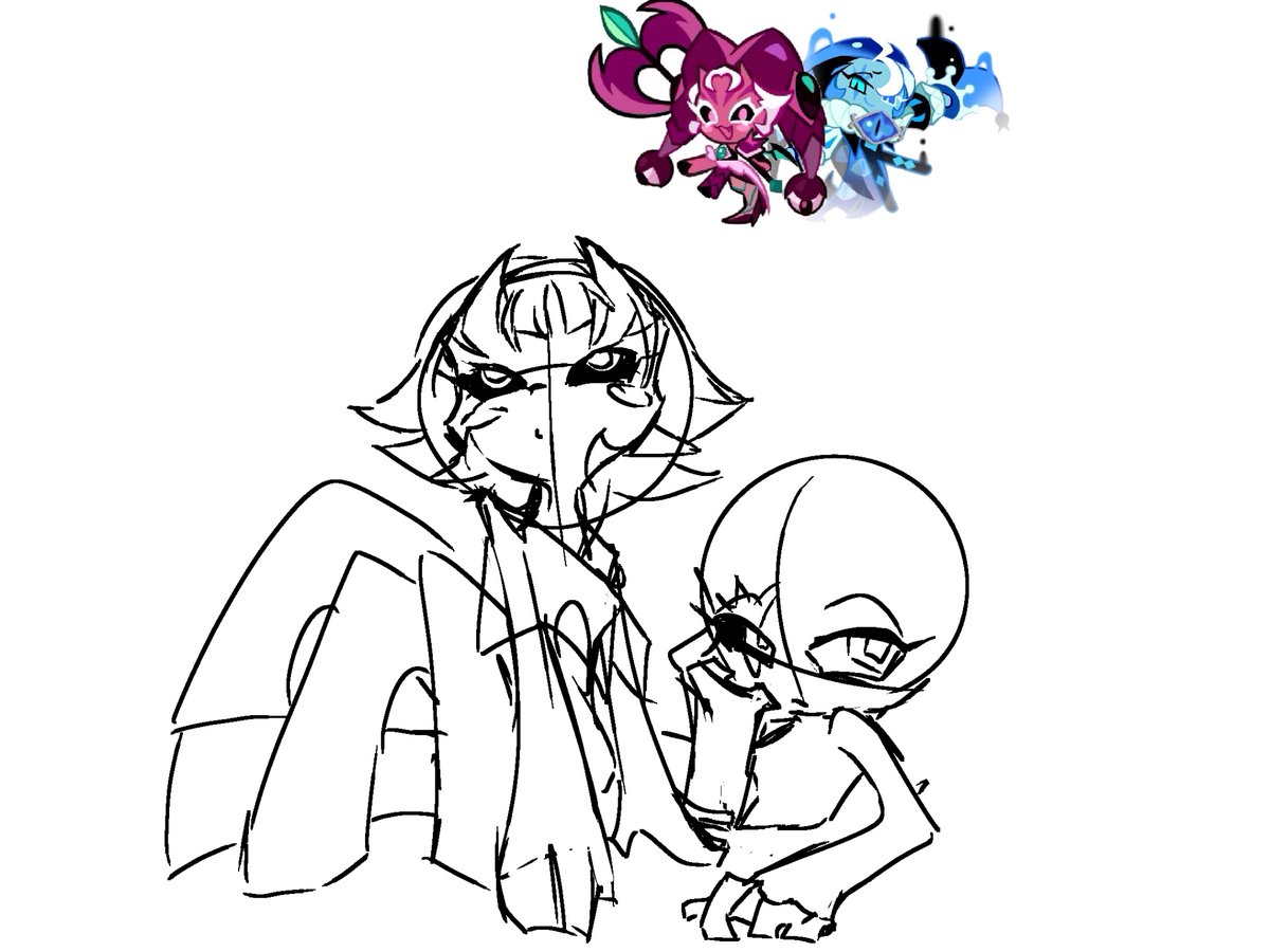 lycheedragon's tweet photo. wanted to draw them both with hats off hair out but i literally couldnt think of anything for shadow #shadowlychee #crob #crk https://t.co/cl2FamdteH