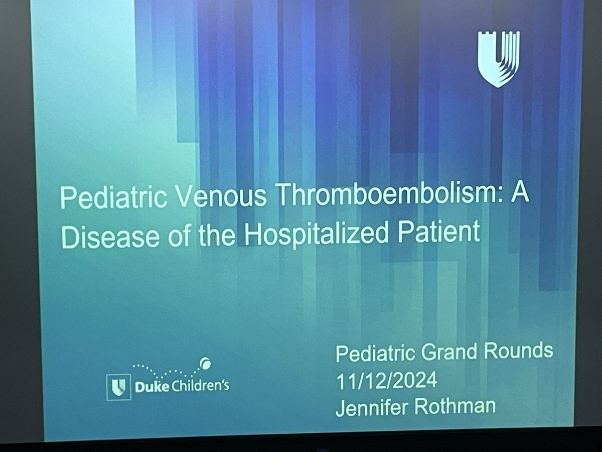 Ann Reed, M.D. (@annreedmd) on Twitter photo Jennifer Rothman MD educating us on VTE in the pediatric population <a href="/Duke_Childrens/">Duke Children's</a> <a href="/AnnReedMD/">Ann Reed, M.D.</a> Jennifer Rothman MD educating us on VTE in the pediatric population <a href="/Duke_Childrens/">Duke Children's</a> <a href="/AnnReedMD/">Ann Reed, M.D.</a>