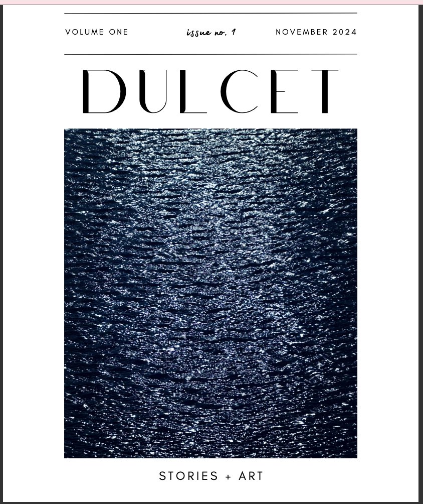 There is so much beautiful art &amp; writing in this inaugural edition of Dulcet, ed by <a href="/KristinHelms/">Kristin Helms</a> I'm so proud to have my image, River of Stars on the cover &amp; two images paired with delicious writing. dulcetlitmag.com/issues &amp; consider submitting here: dulcetlitmag.com/submit