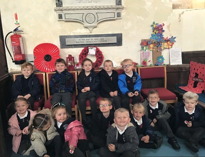 It is so important we recognise this day each year.  We had a reflective Church Service remembering those who gave up so much for us and considered what we can do to be a little braver for the better of our community. Jeffers Class left poppies they had made at the memorial