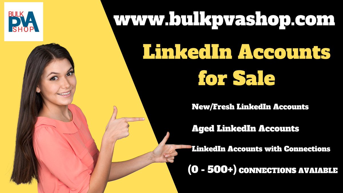 AntonyJemy's tweet photo. LinkedIn Accounts for sale
Explore how Buying LinkedIn accounts can save you time and build your professional credibility quickly.
Contact details:
Skype:infopvashop@gmail.com
Telegram: https://t.co/Koy57RwPhe
WhatsApp: Bulk PVA shop
#LinkedInaccountsforsale https://t.co/plnY4ElM54