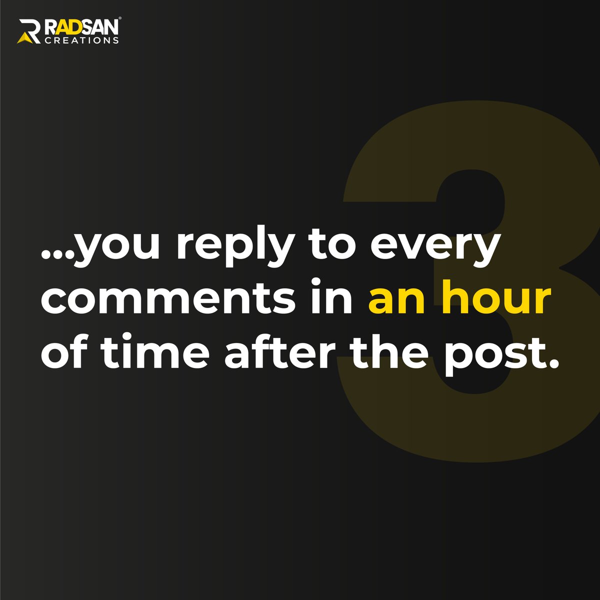 radsancreations's tweet image. Grow your Instagram like a pro! 🌟 Follow us for top tips and tricks! 🚀
.
.
.
#InstaGrowth #SocialMediaTips #GrowYourGram #ContentCreation #InstaSuccess #BoostYourBrand