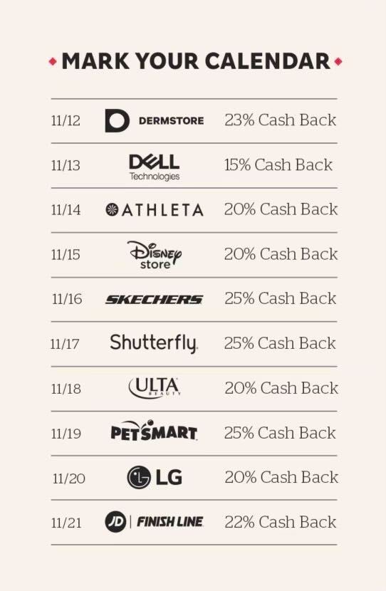 carlkalapesi's tweet photo. Given concerns around prices &amp; #Inflation - a PSA: you do NOT have to pay full price for your #Holiday shopping! 

@RakutenRewards launched our Big #cashback unwrap today - one brand a day 15-25% stacked on top of store savings. 

Sign up today and save - https://t.co/96TNAXnfIO https://t.co/f6rqj7sXxn