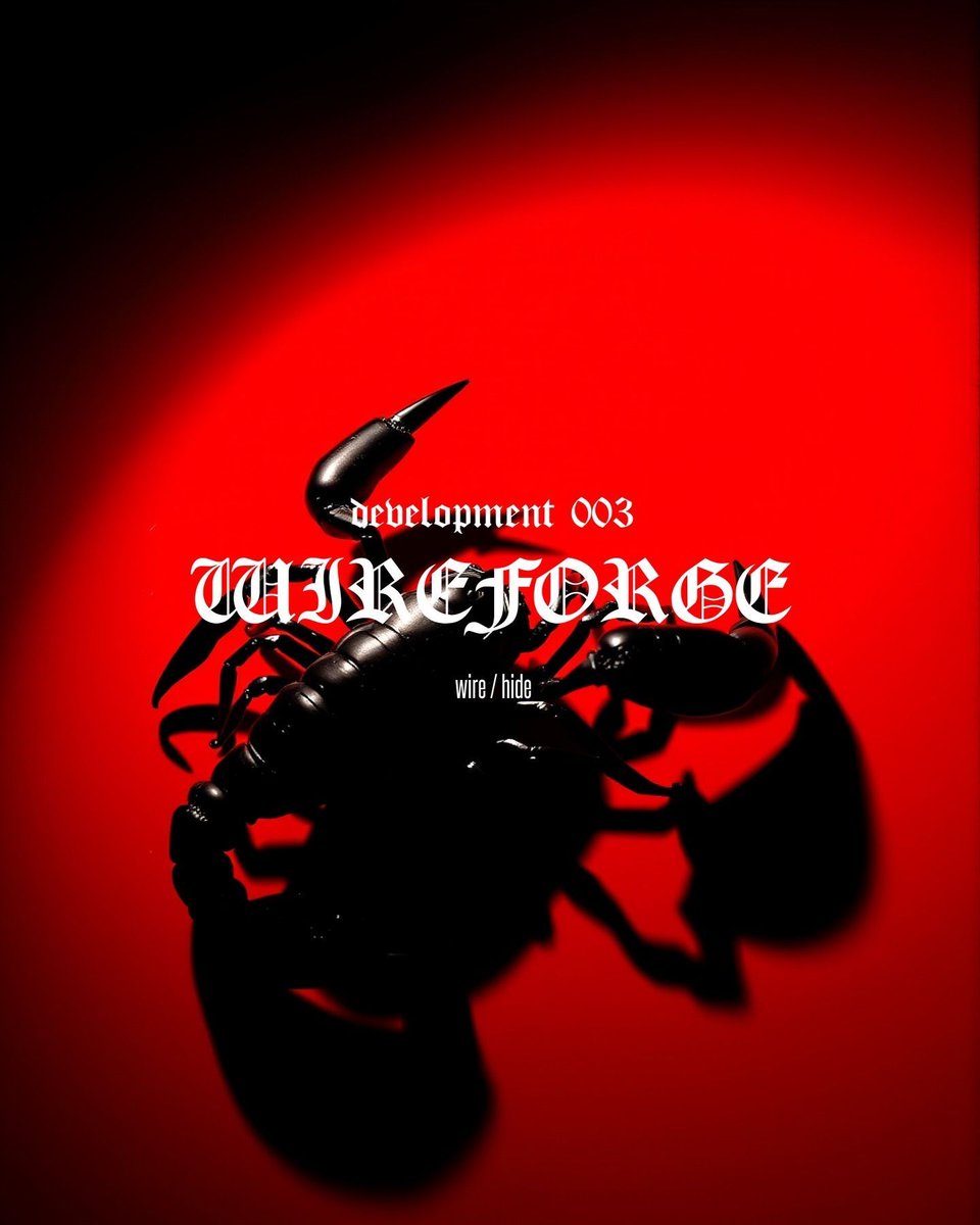 viim_ai's tweet photo. development 003
WIREFORGE
-
“The Reinvention of Flexibility and Strength”

the theme of reimagining fashion through deconstruction and reconstruction, with both organic and industrial elements.
https://t.co/Gnk8zVyJq6 
All right reserved 2022-2024 ⓒ VIIM
#viim #ai #fashion https://t.co/E2SOTgWbJe