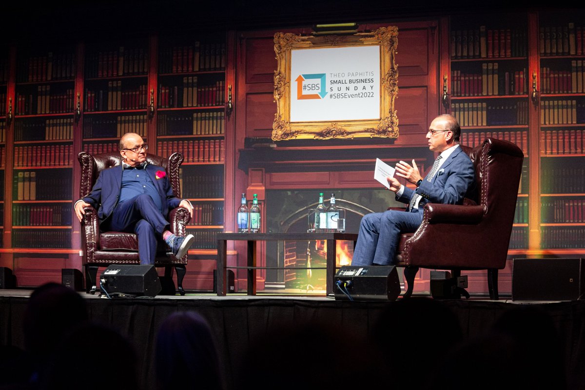 TheSBS_Crew's tweet image. At #SBSEvent2022, the incredible @toukersuleyman set the stage alight as the Fireside Chat with some must-have bits of business advice and wisdom. #SBSWinnershour #SBSEvent2025