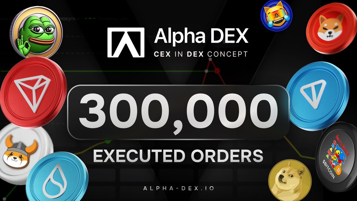 🚨BREAKING: 300,000 orders executed ✓ Bigger and better day by day! Start  your crypto journey here: https://t.co/QK2l7ERCaA