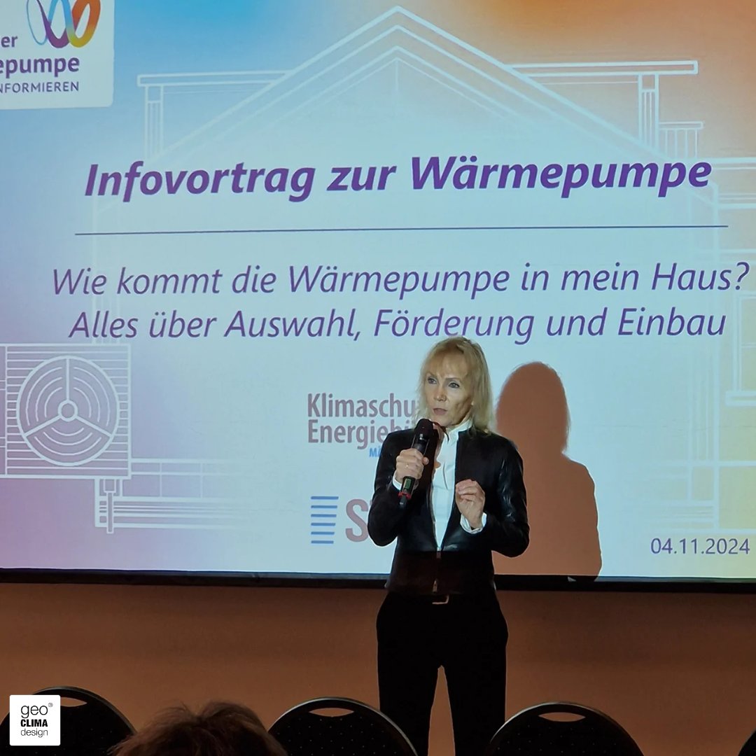 geoclimadesign's tweet photo. Vom 04. - 10.11. fand die Woche der Wärmepumpe 2024 statt, Interessierte konnten sich zum Thema #Wärmepumpe informieren und mehr über die Funktionsweise, Einbau und Fördermöglichkeiten lernen. 

Weitere Infos und Fotos findet Ihr als Rückblick, über den Link in den Kommentaren. https://t.co/2txcMZbPHB