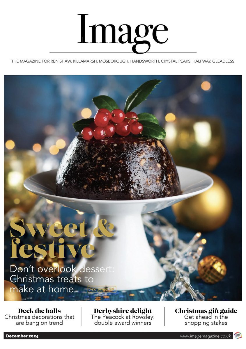 December 2024 issue of Image Magazine is out NOW 🎉
Sweet and festive... don’t overlook dessert Christmas treats to make at home, Derbyshire delight and our Christmas gift guide
Read now👇
rmcmedia.co.uk/magazines/imag…