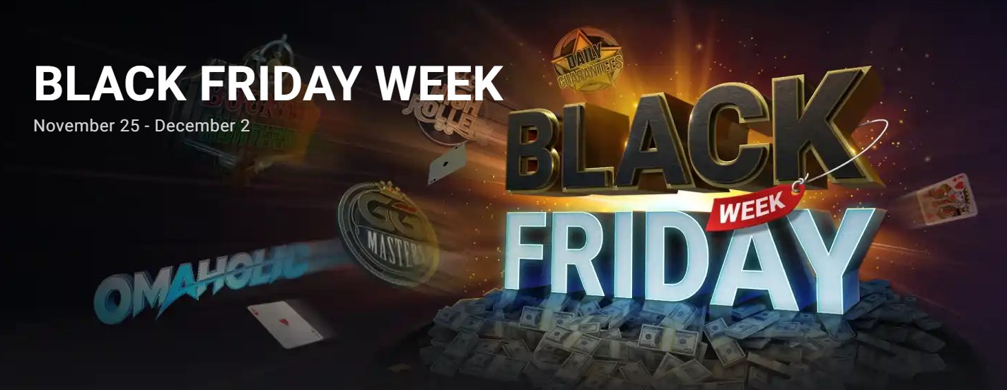 GGPoker on X: "🚨 NEWS: Our buy-ins will be slashed by up to 90% for Black Friday Week. Guarantees will remain the same. https://t.co/r6yRVFQiEE" / X
