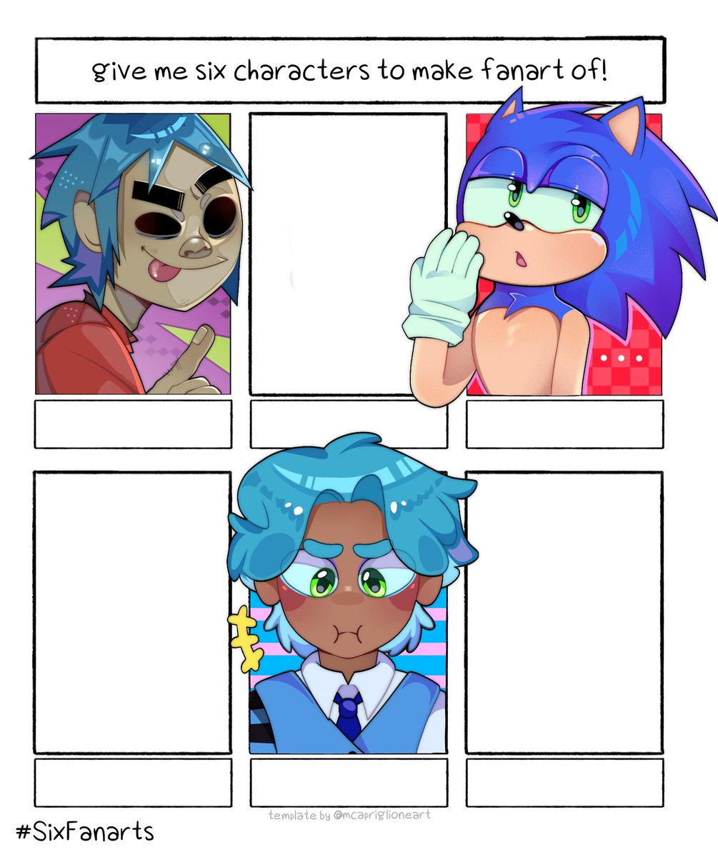 Haciendo lo de los 6 fanarts, me di cuenta que los 3 que llevo tienen tonos azules y celestes así que seguiré con esa temática #fnafhsre #fnafhsremake #sonic #fanart #gorillazfanart
