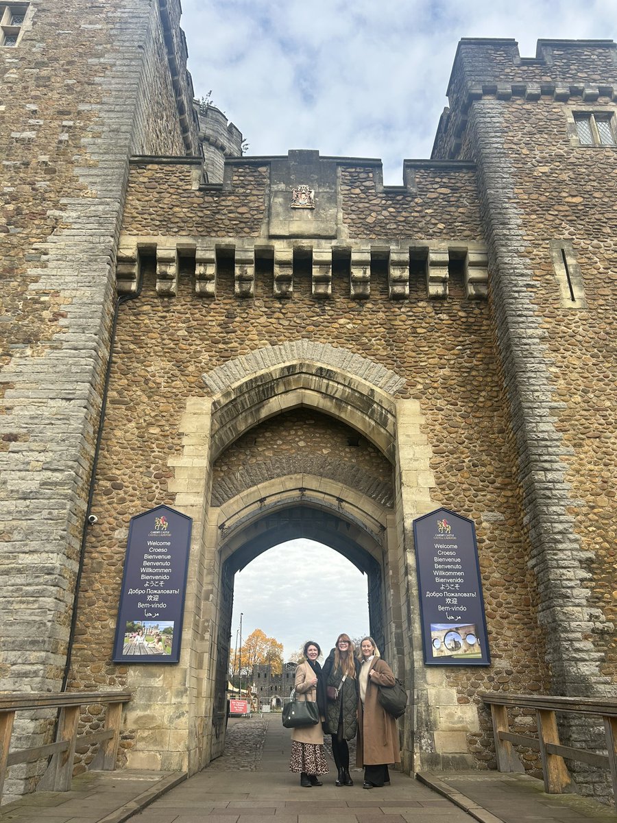 gingerkate's tweet photo. Thank you to the @SIMCA_study team for another great day - meeting held in the building where my Mum and Dad met 🥹 (not the castle, this was just on the way!) https://t.co/cWGlPikvvc