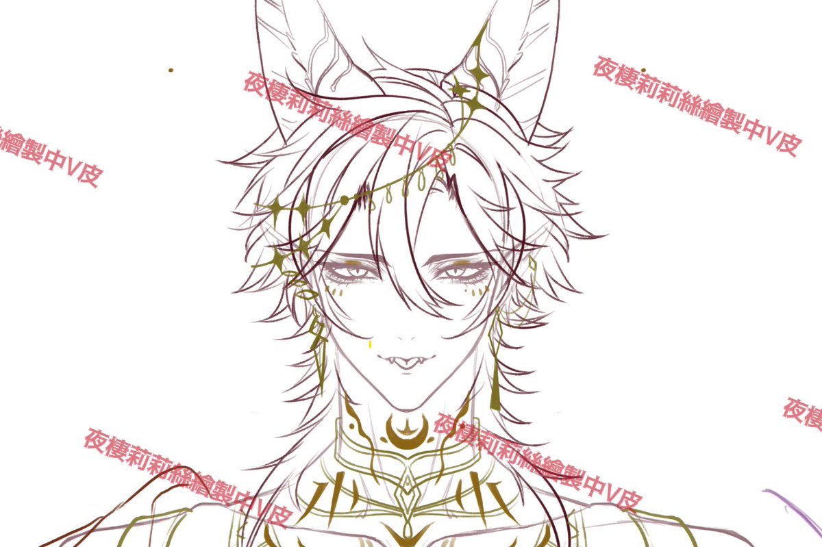 lilith_Vtuber's tweet photo. 更新兒子V皮繪製最新進度！😍
感謝親愛的私下的委託支持有很多委託是不能公開的
所以無法展示稿件🥹
還是要謝謝大家的委託讓莉莉絲可以繼續快樂直播畫畫🎨
兒子的進度比較慢因為中間有急件插件、莉莉絲真的超喜歡畫帥哥美女的！！😍
#委託展示 
#Commission Open
#Commission
#插畫
#v皮委託 
#vtuber https://t.co/sLD3bjeIT7