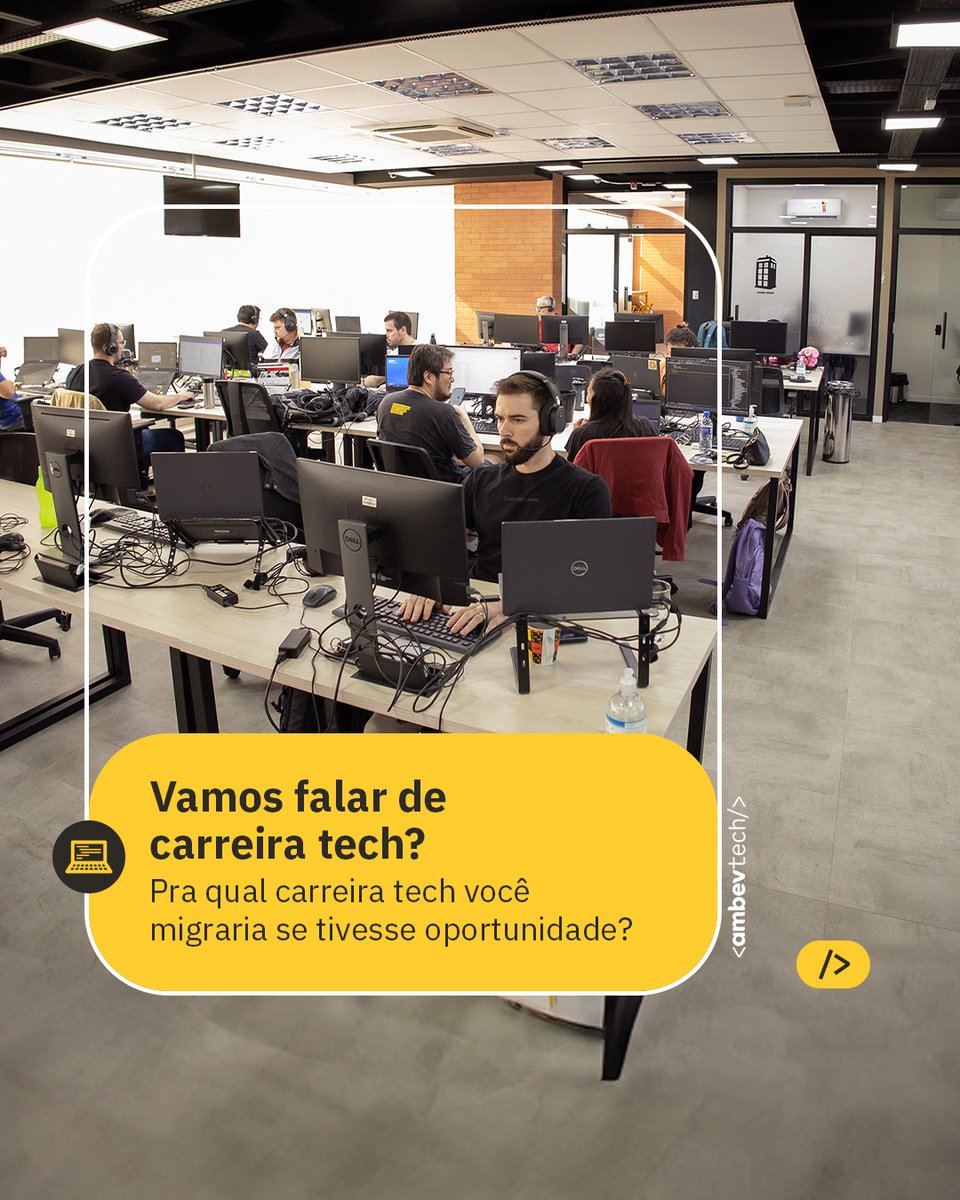 ambevtech's tweet image. Muita gente aproveita o fim do ano que está chegando para reavaliar o quanto foi possível evoluir. Conta aí: em qual área você tá hoje e pra qual você migraria, se pudesse?

#AmbevTech #Tecnologia #NossoJeitoTech #Carreira