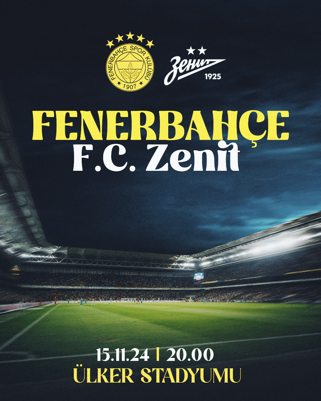 fenerbahçe zenit özel maç