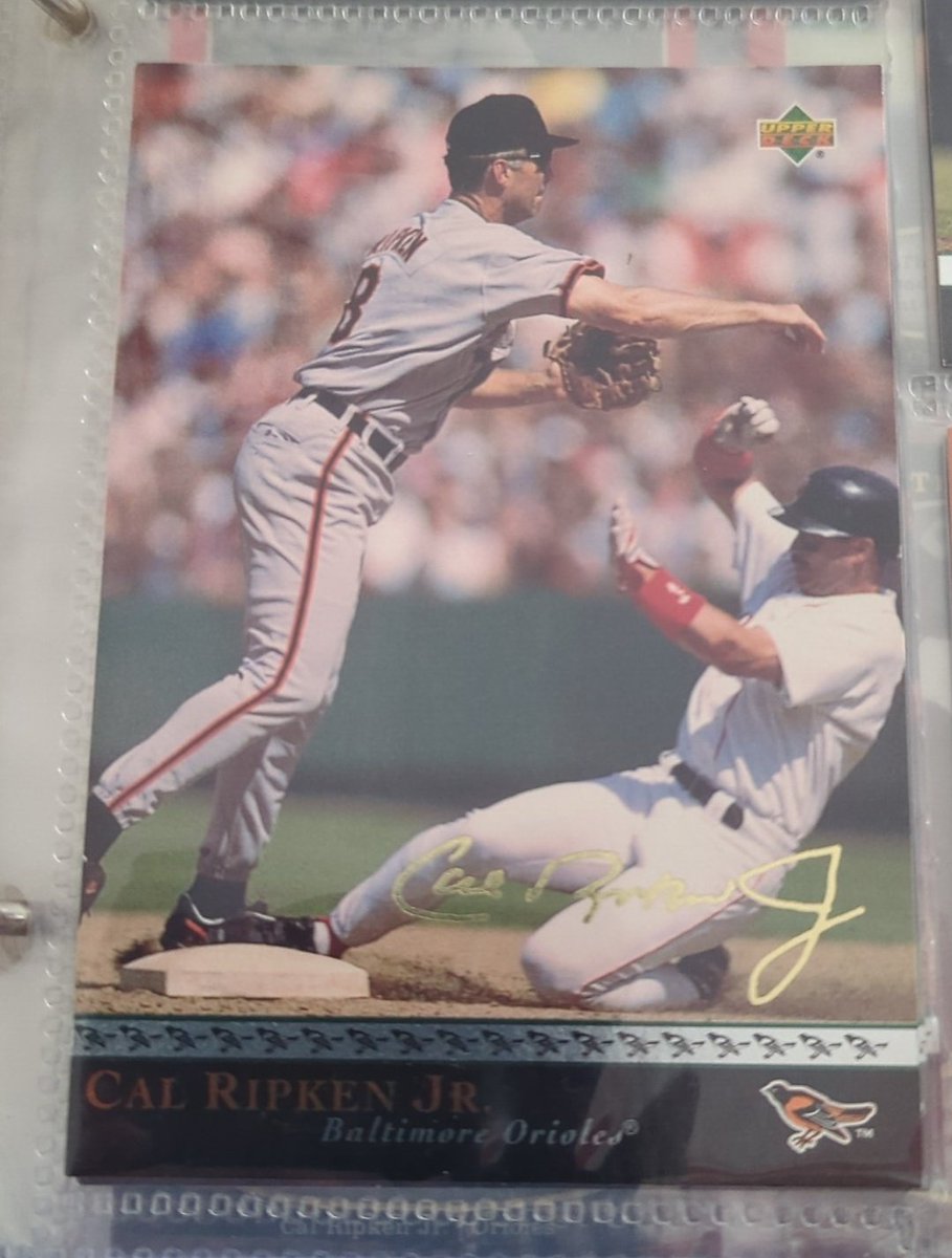 Posting a Ripken card from my collection every day until I forget. Day #317  1996 Upper Deck Collectors Choice 5x7 22 card set.