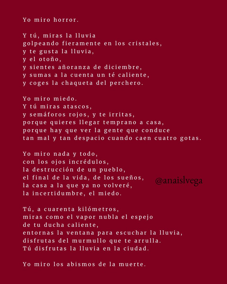 Os comparto un poema que he escrito esta mañana: