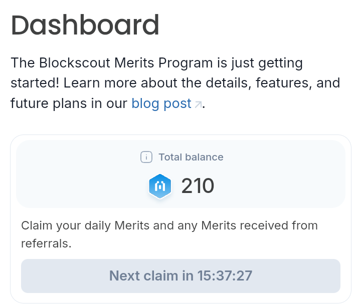 [ALPHA] BLOCKSCOUT AIRDROP ✨

Blockscout = Arkham + DefiLlama + Etherscan

Raised $3M in seedfunding rounds but this could potentially outshine most of the projects. eth.blockscout.com/?ref=TYPHGR
- Enter code to get additonal merit. Code: TYPHGR
• Check-in daily to claim 10 merits