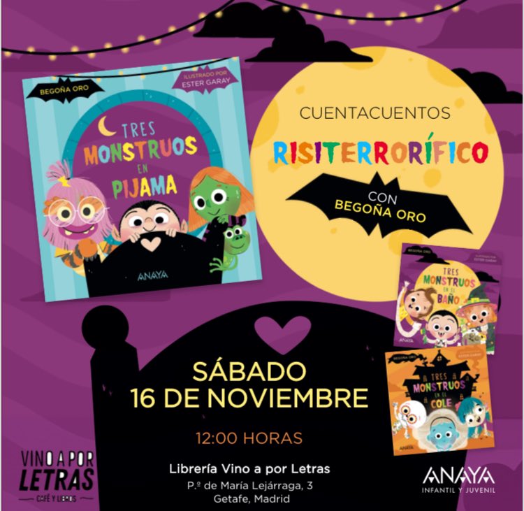Este sábado a las 12h!! <a href="/anayainfantil/">Anaya Infantil</a> 📚🚀❤️