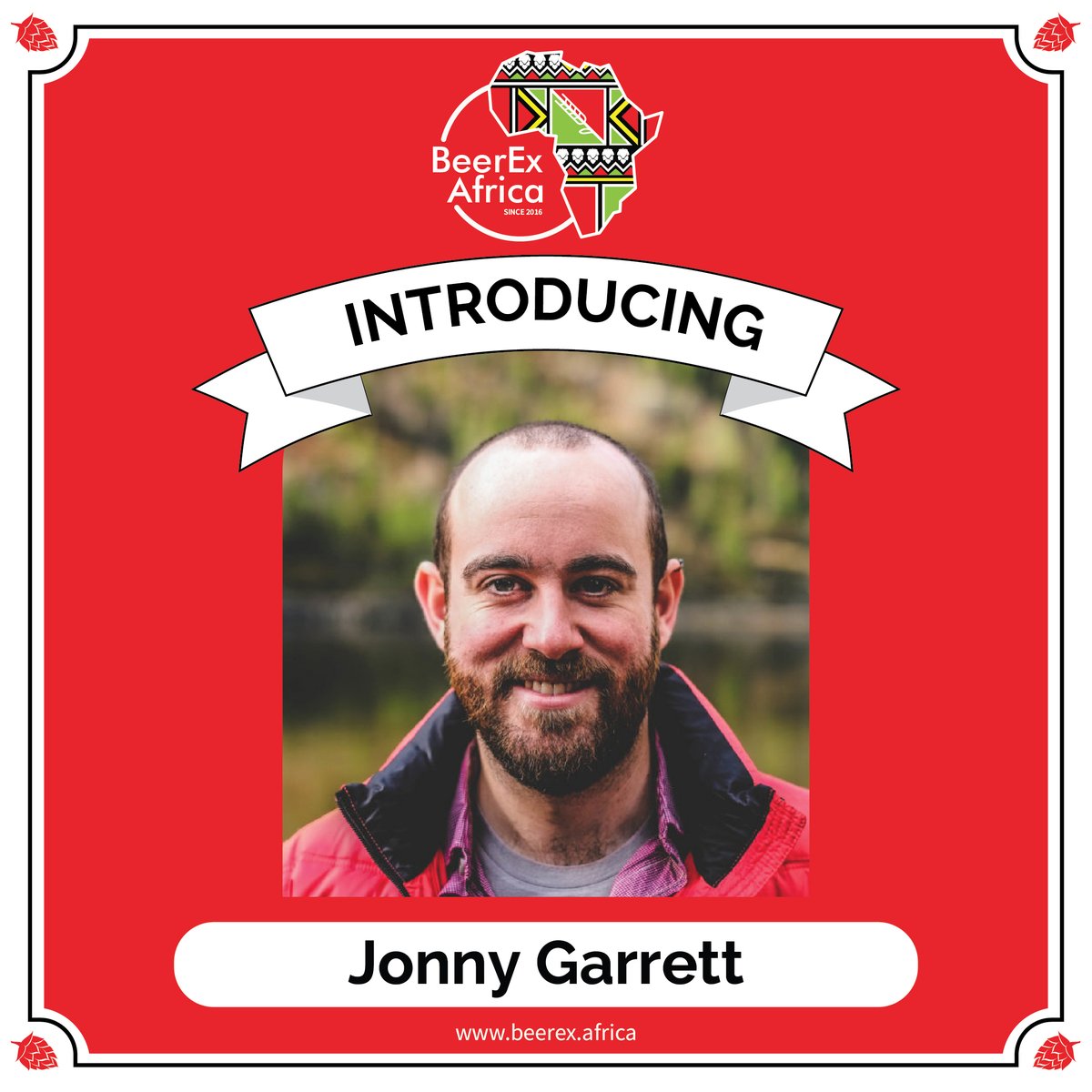 Jonny Garrett is coming to South Africa! 

He will be speaking at BeerEx Africa 2025 as well as hosting a beer and food pairing evening at Woodstock Brewery.

Get your tickets on <a href="/quicket/">quicket</a> here: quicket.co.za/events/287980-…

#beerexafrica2025
