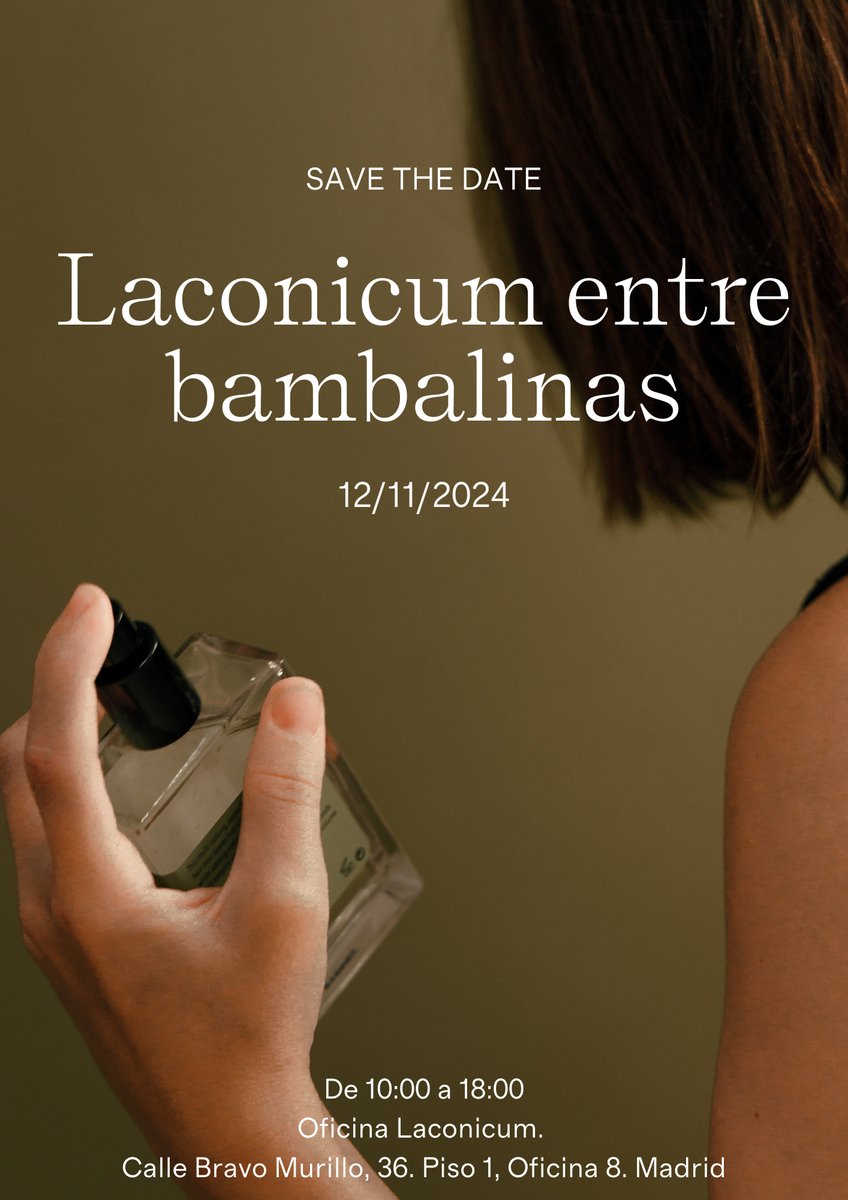 Durante un día y de manera extraordinaria, Laconicum se cuela en la flamante nueva tienda de Madrid de BF. Descubrirás una selección otoñal de las marcas favoritas de cosmética independiente.
15 de noviembre de 2024. De 10:00 a 20:30
Calle Barquillo 35.