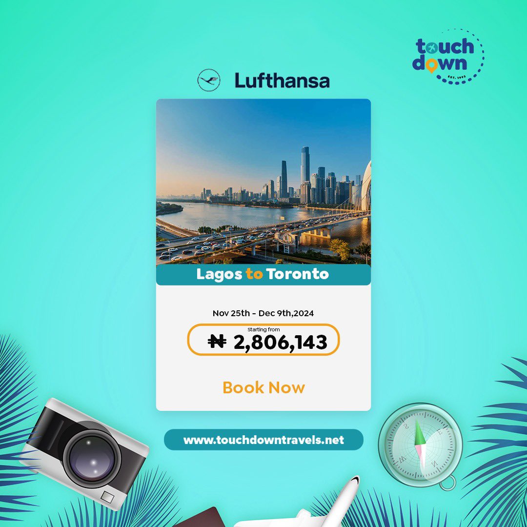 Flytouchdown's tweet image. 🚨 New deals just dropped! 🚨 Dreaming of your next getaway? Now’s the perfect time to make it happen with our exclusive travel discounts! 🌍Book now and make memories without breaking the bank! ✈️ 

#touchdowntravels
#traveldeals #wandermore #adventureawaits