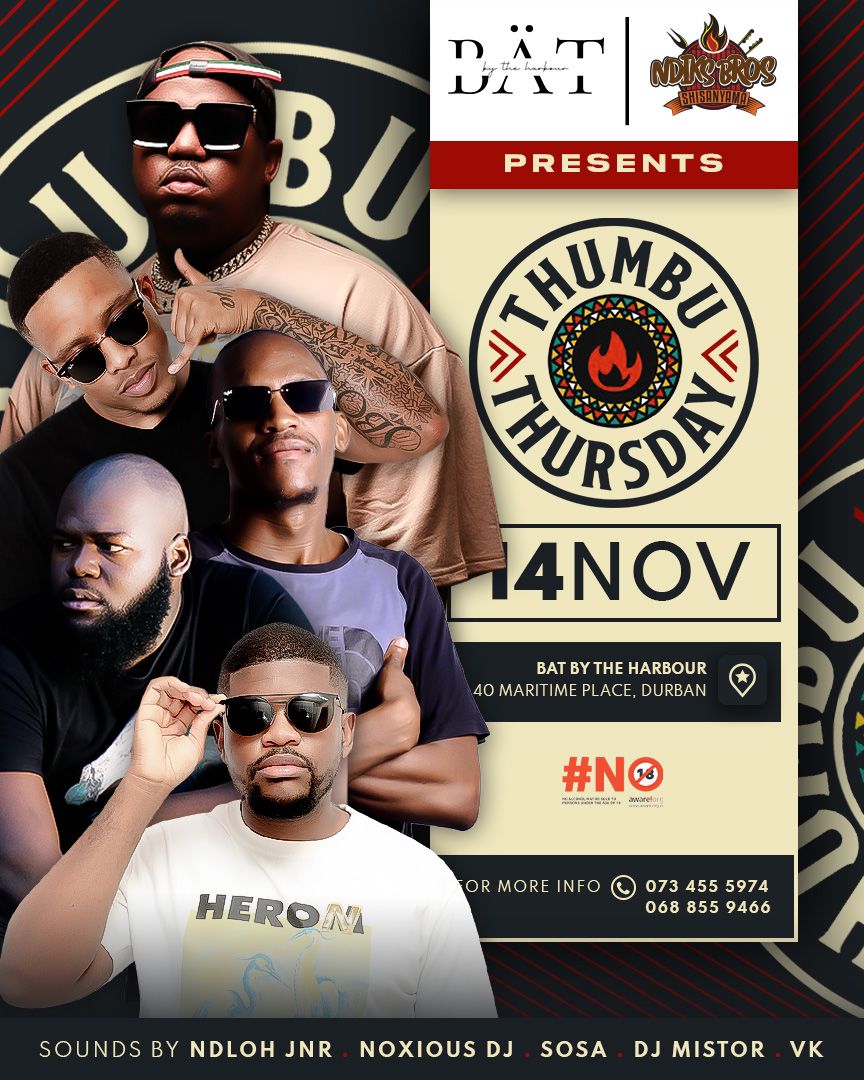 BatBytheHarbour's tweet photo. Don't forget to join us this Thursday for Thumbu Thursday 🔥🫴🥵🚀with @Ndiksbroshisanyama 🫡🫡 https://t.co/L6C2lb6cZs
