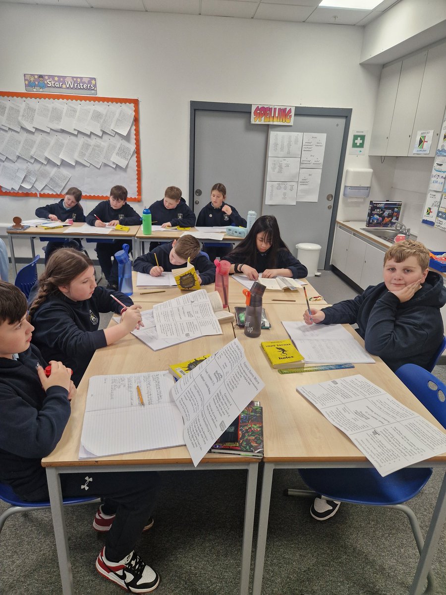 Primary 7 are enjoying their novel Holes, lots of questions to ask and answer as we work out way through the plot 📚