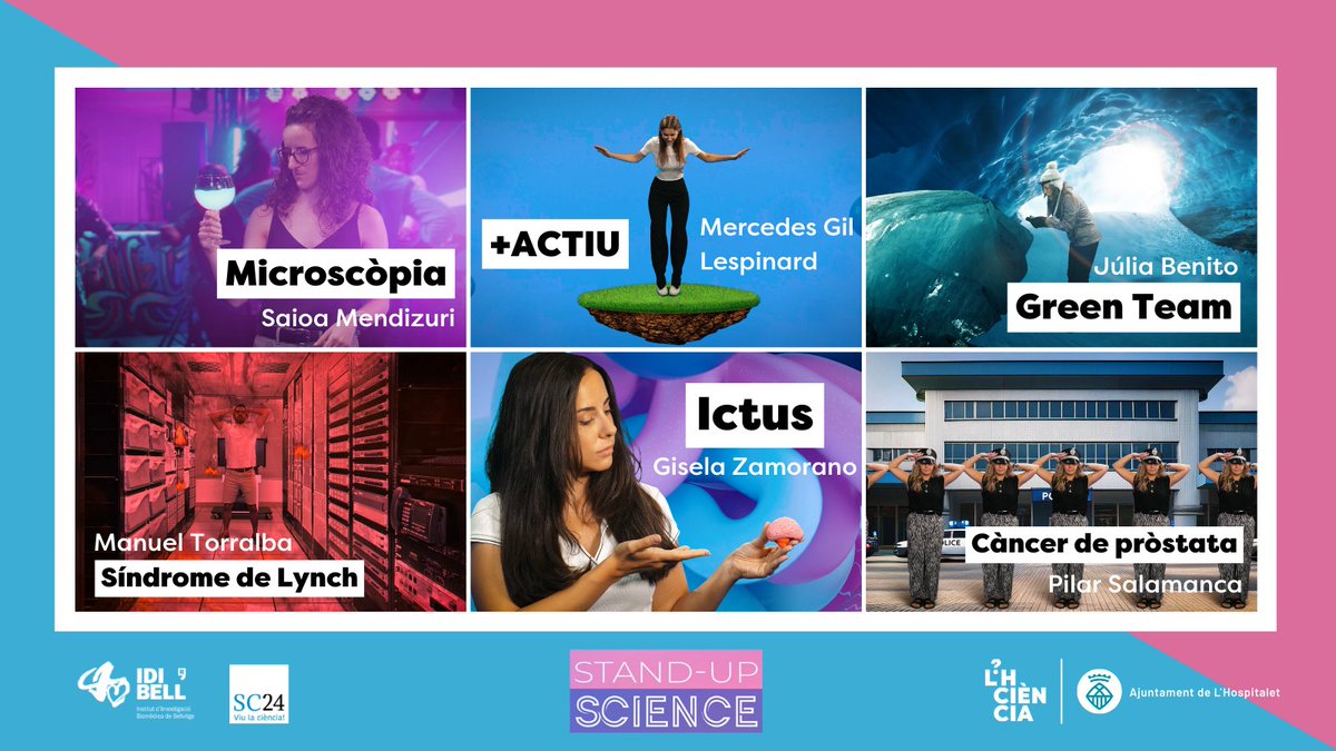 idibell_cat's tweet photo. 3, 2, 1... ACCIÓ!
🎬Arriba una nova edició d'#StandUpScience, el projecte de divulgació científica de l'#IDIBELL que explica la recerca com mai fins ara te l'havien ensenyat.
Qui diu que la ciència és avorrida i la biomedicina complicada❓
Tenim científics youtubers❗️👇
#SC24CAT https://t.co/pRGbsC9u8P