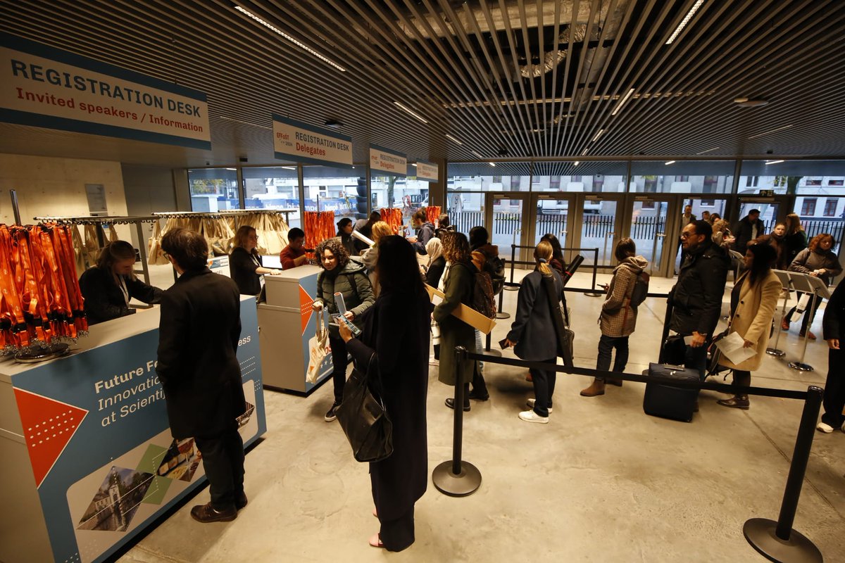 EFFoST's tweet image. 🎉 The #EFFoST2024 has officially kicked off in Bruges!

We started this year’s conference with a full house.
We are looking forward to all the different sessions, speakers, and posters.

Do you still want to join? The registration desks will be open during the conference 😉