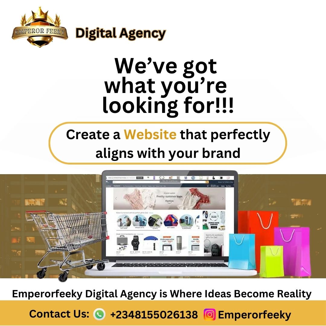 Emperor_Feeky's tweet photo. A website that communicate your mission is one of the unique way to stand out in the online space. 

#website #business #businessgrowth #websitedevelopment #webdesign #onlineshop #WebsiteRedesign #digitalmarketing #emperorfeeky #holidaybusiness #makingsales https://t.co/mEMkMnJiTp