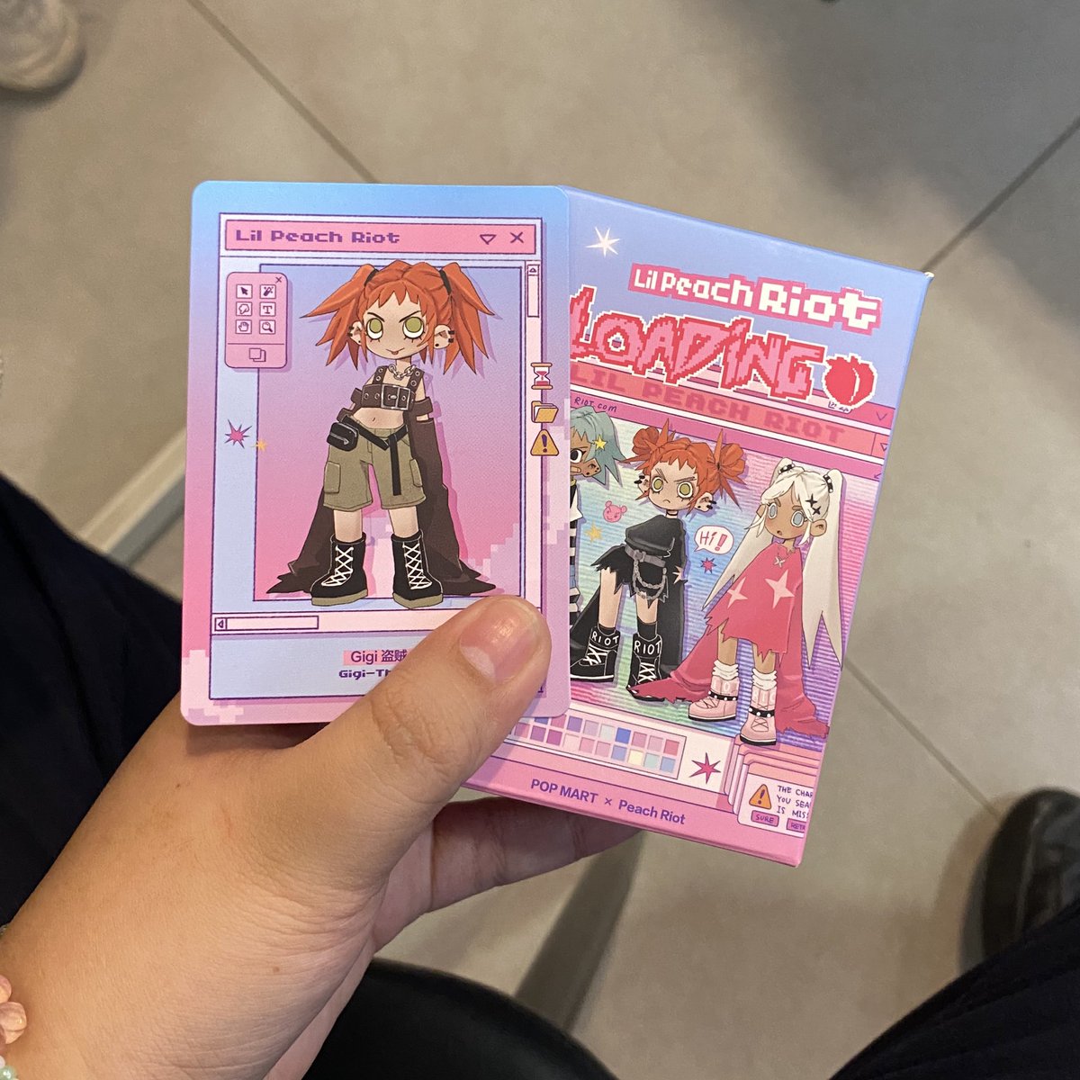 prettynnastty's tweet photo. WTS LFB : Gigi Thief ₱600

Lil’ Peach Riot Loading

- bought from MOA Popmart 
- sealed foil, open box 

- Can sdd around metro manila
- or meet up around taft 

- MOP: gcash or bank transfer
- MOD: Lalamove or Grab https://t.co/bW2RCu6Ndq